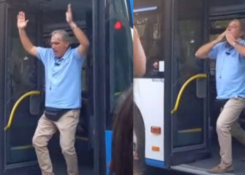 Απίστευτος! Viral ο «τρελός» οδηγός λεωφορείου που λατρεύουν οι Ροδίτες