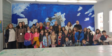 Εκπαιδευτική επίσκεψη του Δημοτικού Σχολείου Πύργων στο Γυμνάσιο Αναρράχης και στην  Ιερά Μονή του Κοσμά του Αιτωλού