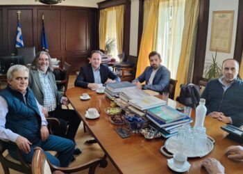 Συνάντηση Ελευθερίου- Πέτσα για το Δημαρχείο Σερβίων