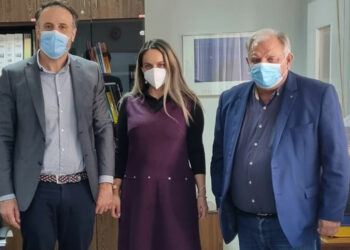 Επίσκεψη στο νέο Διοικητή του Μαμάτσειου Νοσοκομείου από την Αντιπεριφερειάρχη Κοζάνης και Αντιπεριφερειάρχη Δημόσιας Υγείας