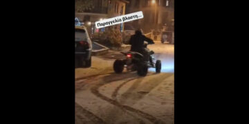 Παιχνίδια με τη γουρούνα στη χιονισμένη Βλάστη!