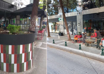 Πτολεμαΐδα: Απομάκρυνση των παλιών τσιμεντένιων κάδων -ΦΩΤΟ