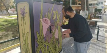 Πτολεμαΐδα: Ένα ακόμη υπέροχο καφάο «παίρνει ζωή» και χρώμα – Στο Πάρκο Χρηστίδη