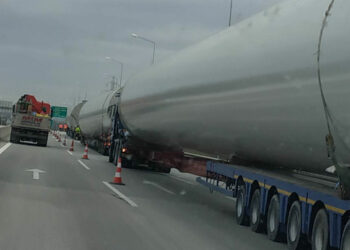 Και νέα διέλευση ανεμογεννητριών στο δρόμο Κοζάνης – Πτολεμαΐδας