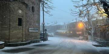 Μαγευτική εικόνα από την χιονισμένη Κλεισούρα