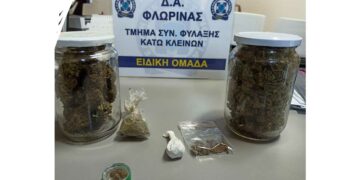 Φλώρινα: Έκρυβε στο σπίτι του 116 γρ. ακατέργαστης κάνναβης