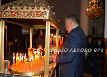 Ο Υπουργός Προστασίας του Πολίτη Τάκης Θεοδωρικάκος στον Αετό – Προσκύνησε στο μοναστήρι των Ταξιαρχών (βίντεο & φωτο)