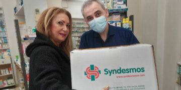 Προσφορά Υγειονομικού υλικού στο Π.Τ. Ελληνικού Ερυθρού Σταυρού Πτολεμαΐδας