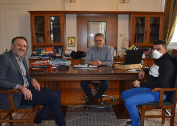 Τα ζητήματα λειτουργίας του «Μαμάτσειου» στο επίκεντρο συνάντησης του νέου Διοικητή Δ. Σιόλιου με τον δήμαρχο Κοζάνης