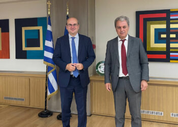 Συνάντηση Γ. Αμανατίδη με τον Κ. Χατζηδάκη – Σημαντικά θέματα για τους πολίτες στο επίκεντρο των συζητήσεων