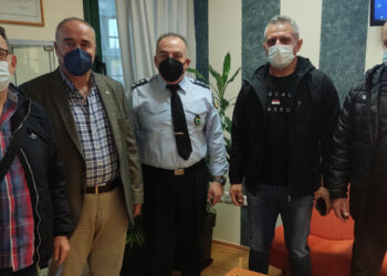 Συνάντηση μελών του Εργατικου Κέντρου Ν. Κοζάνης  με τον Διοικητή της Τροχαίας σχετικά με τη χρήση αποχιονιστικών μηχανημάτων