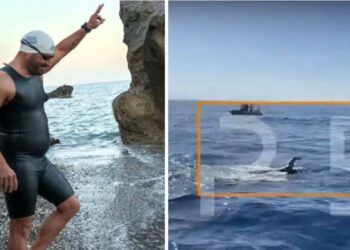 Τουρκική ακταιωρός παρενόχλησε τον Παραολυμπιονίκη Χαράλαμπο Ταϊγανίδη από τον Πολύμυλο που εκπλήρωνε το τάμα του