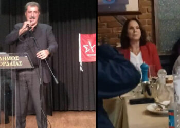 Το γλέντι του Π. Πολάκη σε ταβέρνα της περιοχής  συνοδεία οργάνων-  Το τραγούδι της Καλλιόπης Βέττα