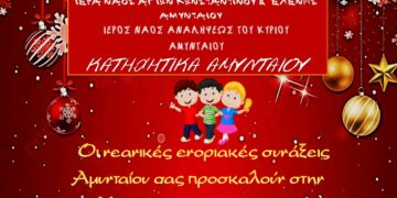 Χριστουγεννιάτικη γιορτή Κατηχητικών Αμυνταίου