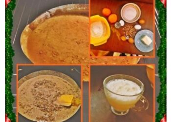 Μαγειρεύοντας με την Αρετή:  Βασιλόπιτα με καρύδια και γλάσο λευκής σοκολάτας