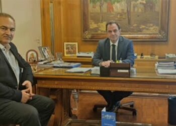 Συνάντηση Γ. Αντωνιάδη με υπ. Αγρ. Ανάπτυξης Γ. Γεωργαντά για πληρωμή προανθικών για τα καλάμια Πρεσπών και για αποζημίωση από τη χαλαζόπτωση το καλοκαίρι του 2022