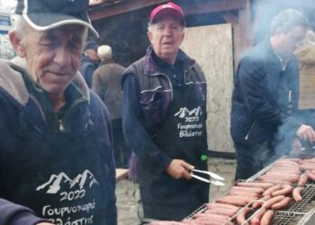 Με μεγάλη επιτυχία πραγματοποιείται η ξακουστή Γουρνοχαρά στην Βλάστη