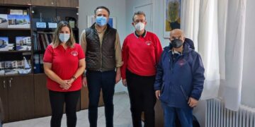 Συνάντηση εθελοντών αιμοδοτών Κοζάνης με το νέο διοικητή του Μαμάτσειου