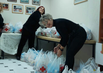 Χριστουγεννιάτικη δράση Π.Τ. ΕΕΣ Πτολεμαΐδας για τη στήριξη ευάλωτων ομάδων, μέσω διανομής ειδών διατροφής