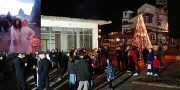 Χριστουγεννιάτικη εκδήλωση στο Δροσερό- Τα μικρά παιδιά διασκέδασαν με τον Άγιο Βασίλη και τις Νιφάδες