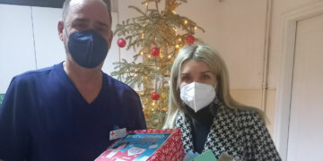 Επίσκεψη της προέδρου του “Win Cancer” Θεοπίστης Κρυσταλλίδου στο Μαμάτσειο Νοσοκομείο Κοζάνης