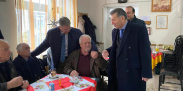 Επίσκεψη του Δημάρχου Αμυνταίου Άνθιμου Μπιτάκη στο ΚΑΠΗ Αμυνταίου