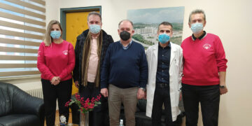 Επίσκεψη του συλλόγου Αιμοδοτών Κοζάνης “Γέφυρα Ζωής” στο Μποδοσάκειο Νοσοκομείο Πτολεμαΐδας