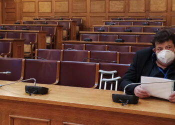 Η παρουσία του προέδρου Νομαρχιακού Συλλόγου ΑμεΑ Ν. Κοζάνης Μιχάλη Μήγγου στη Βουλή