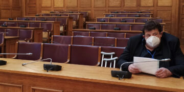 Η παρουσία του προέδρου Νομαρχιακού Συλλόγου ΑμεΑ Ν. Κοζάνης Μιχάλη Μήγγου στη Βουλή