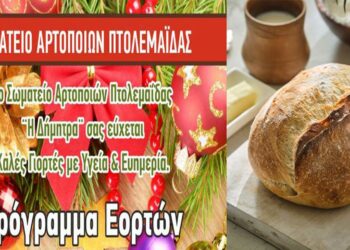 Σωματείο Αρτοποιών Εορδαίας: Ποιες ημέρες δεν θα λειτουργούν οι φούρνοι στις γιορτές Χριστουγέννων, Πρωτοχρονιάς, Θεοφανείων