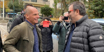 Στην Κοζάνη ο Γιάνης Βαρουφάκης (Φωτογραφίες)