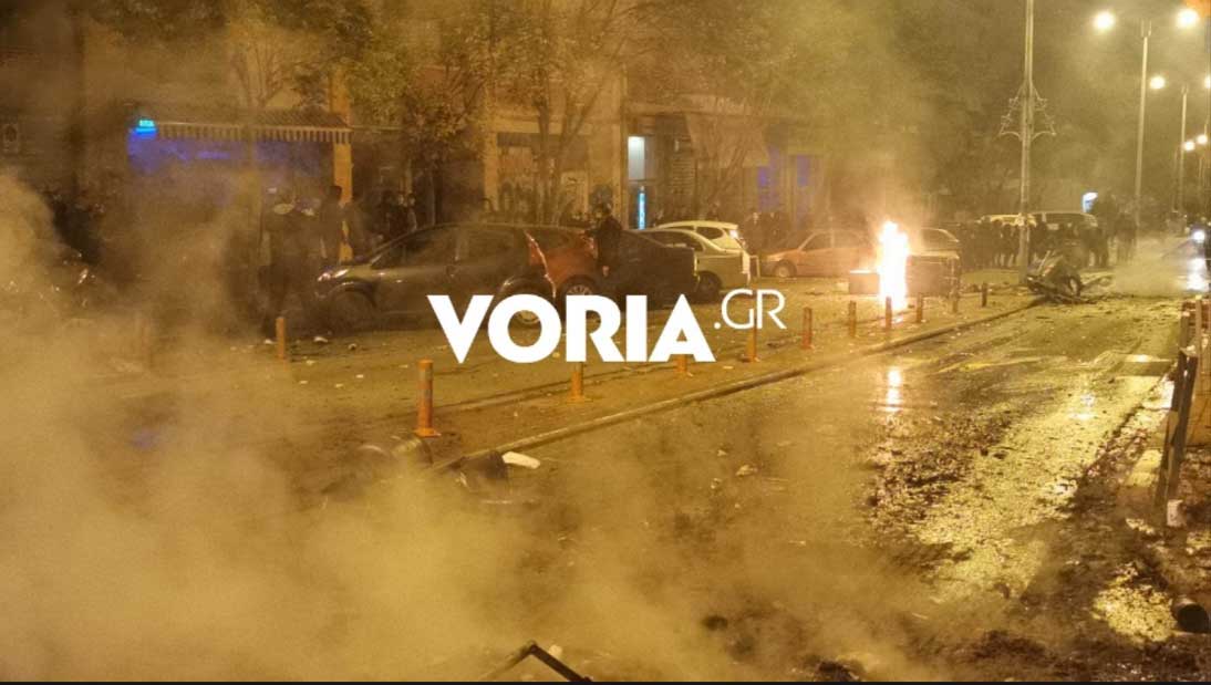 Θεσσαλονίκη: Σοβαρά επεισόδια στην πορεία για την επέτειο της δολοφονίας Γρηγορόπουλου