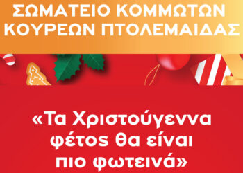 Το δικό του Χριστουγεννιάτικο Δέντρο ανάβει το Σωματείο Κομμωτών και Κουρέων Πτολεμαΐδας το Σάββατο 10 /12