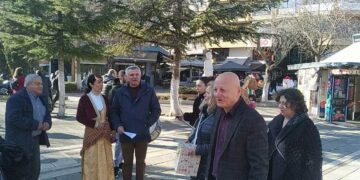 Το έθιμο του “Καλαντόνερου” αναβίωσε ο Ποντιακός Σύλλογος Πτολεμαΐδας σήμερα Σάββατο (φώτο-βίντεο)