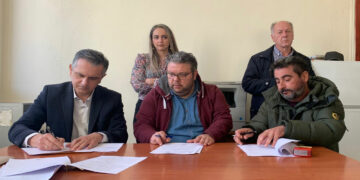 Υπογράφηκε η σύμβαση από τον Γιώργο Κασαπίδη για τα λύματα στους οικισμούς Ασβεστόπετρας και Προαστείου