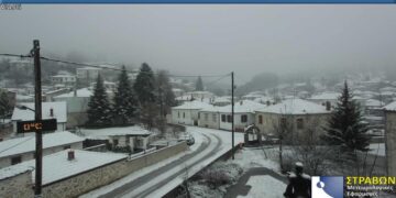 Στα λευκά ντύθηκαν Κλεισούρα, Βλάστη και Πεντάλοφος (φώτο)