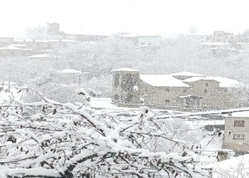 Ο χιονιάς επισκέφθηκε και τον Πεντάλοφο (φώτο)