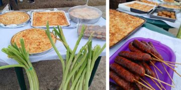 Κοζάνη: Τα ξακουστά πράσα της Άνω Κώμης έγιναν πίτες και λουκάνικα και τις ανάγκες τις 1ης Γιορτής Πράσου