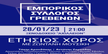 Γρεβενά: Ο Εμπορικός Σύλλογος πραγματοποιεί τον ετήσιο χορό του