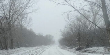 Καρυοχώρι: Ντύθηκε στα “λευκά” σήμερα το πρωί