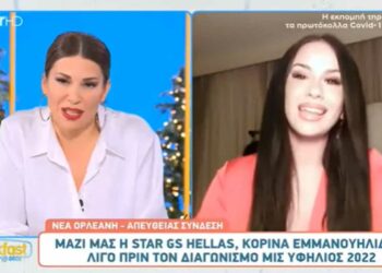 Η Κοζανίτισσα Κορίνα Εμμανουηλίδου στο Breakfast at Star για το διαγωνισμό Μις Υφήλιος