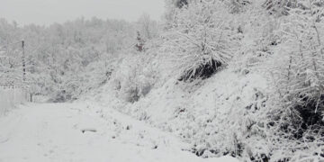Όμορφες εικόνες από την χιονισμένη Αναρράχη Εορδαίας