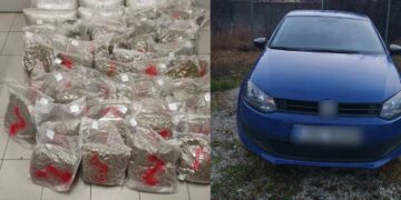 Φλώρινα: Επιτυχία της Αστυνομίας – “Μπλόκο” σε διακίνηση 64 κιλών ακατέργαστης κάνναβης – Δύο συλλήψεις