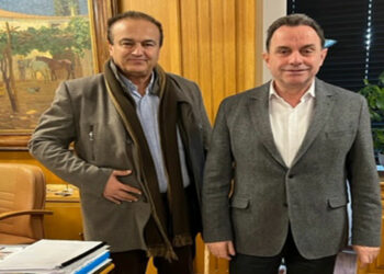 Συνάντηση Αντωνιάδη με Γεωργαντά για αποζημίωση προανθικού μήλων, μύρτιλων και υποδομών των φασολιών – Εντός του προσεχούς διαστήματος οι αποζημιώσεις