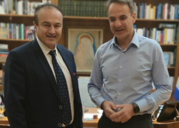 Συνάντηση του πρωθυπουργού κ. Κ. Μητσοτάκη με το βουλευτή Φλώρινας Γ. Αντωνιάδη στο Μ. Μαξίμου για όλα τα μεγάλα θέματα του Ν. Φλώρινας