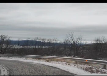 “Βόλτα” στις Πρέσπες με χιονάκι- βίντεο