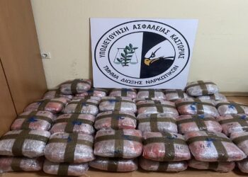 Συνελήφθη αλλοδαπός για διακίνηση μεγάλης ποσότητας ακατέργαστης κάνναβης, βάρους -53- κιλών, από αστυνομικούς της Διεύθυνσης Αστυνομίας Καστοριάς