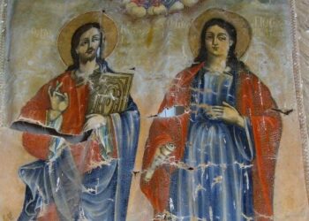 Έκλεψαν λάβαρο του 1872 από εξωκλήσι στην Κλεισούρα (φωτογραφίες)