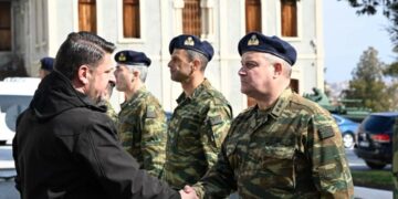 Ο ΥΦΕΘΑ Νικόλαος Χαρδαλιάς σε Σχηματισμούς και Μονάδες του Στρατού Ξηράς στη Δυτική Μακεδονία