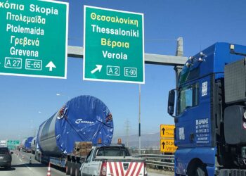 Νέα διέλευση ανεμογεννητριών από την περιοχή – Στο δρόμο Κοζάνη – Πτολεμαΐδα